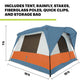SOULOUT Copper Canyon LX, 3 Season, Family and Car Camping Tent (4, 6, 8 or 12 Person)