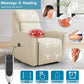 Luxury leather air bag electric recliner lounge chair for the elderly living room massage chair