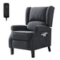 Modern Fabric Electric Massage Recliner with Heating and Vibration Massage Function（Available in two colors）